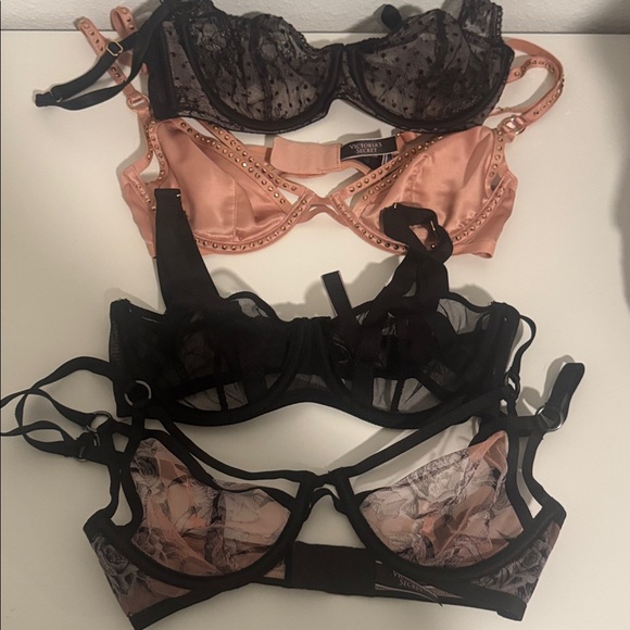 VS VICTORIAS SECRET bra bralette lingerie bundle 32c/34c/34b - Picture 5 of 6